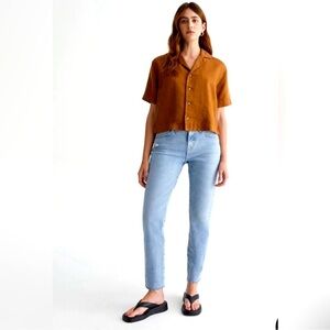 NWT AG Adriano Goldschmied Jeans Ex-Boyfriend Slim, 25waist Slouchy Style